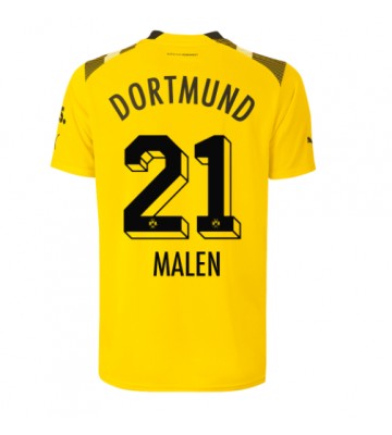 Borussia Dortmund Donyell Malen #21 Tredjedrakt 2022-23 Kortermet